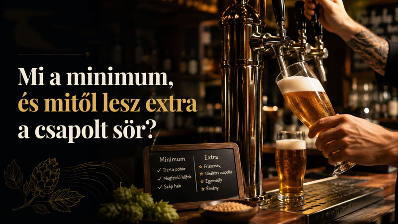 Mi a minimum, és mitől lesz extra a csapolt sör?
